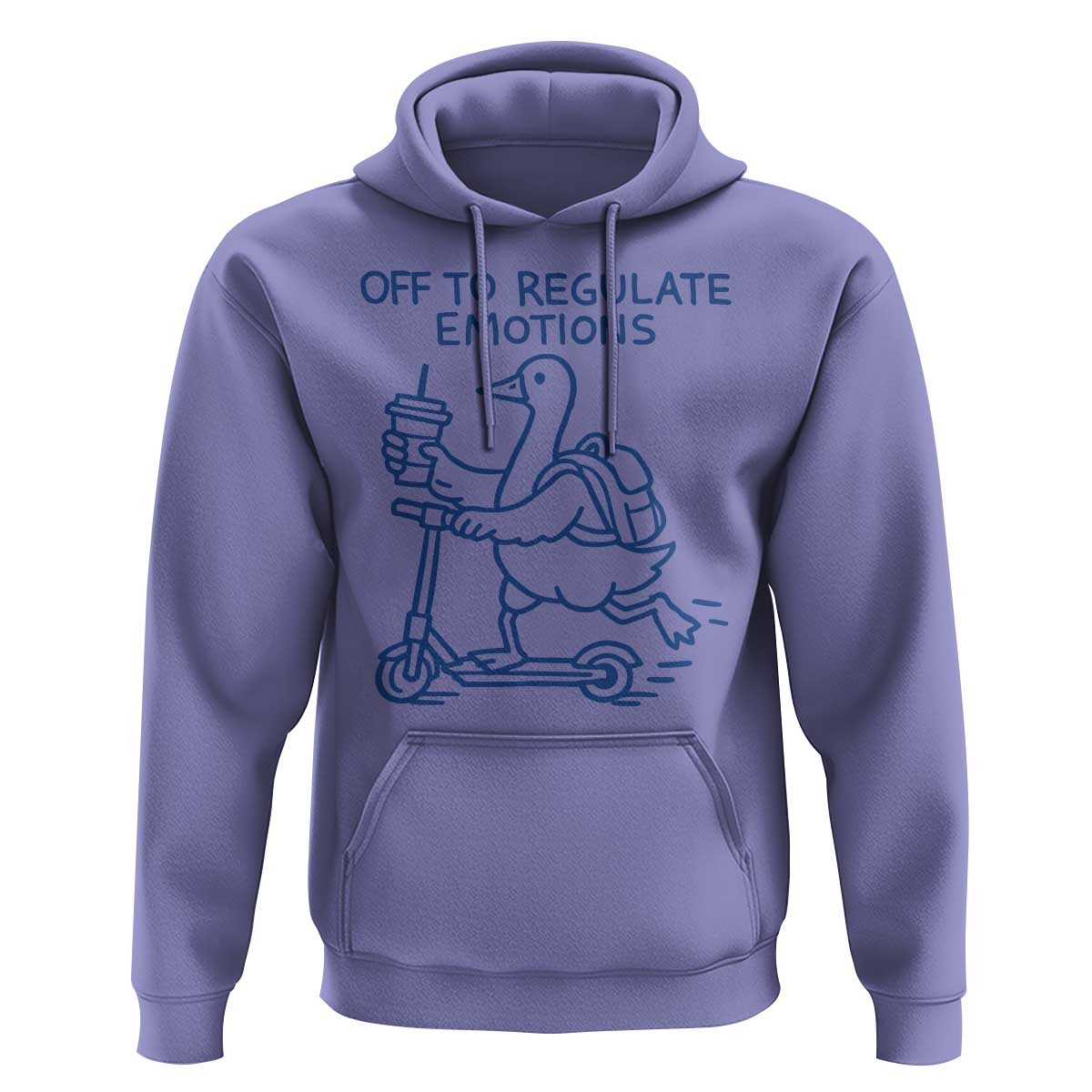 Funny Goose Psychologist Hoodie Off To Regulate Emotions Mental Health Counselor