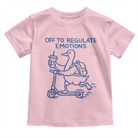 Funny Goose Psychologist Toddler T Shirt Off To Regulate Emotions Mental Health Counselor