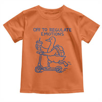 Funny Goose Psychologist Toddler T Shirt Off To Regulate Emotions Mental Health Counselor