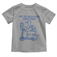 Funny Goose Psychologist Toddler T Shirt Off To Regulate Emotions Mental Health Counselor