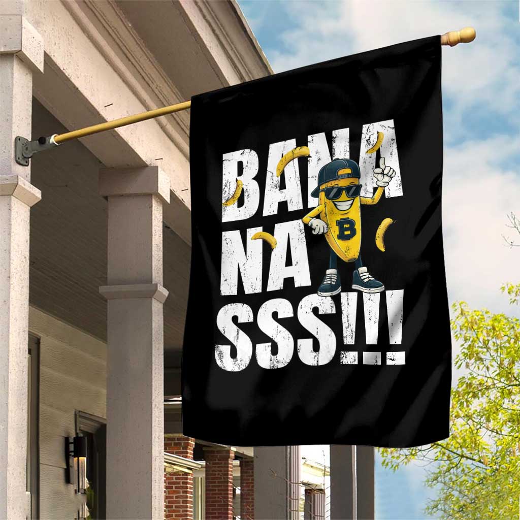 Banana Lovers Garden Flag Funny Bananas Vintage Style