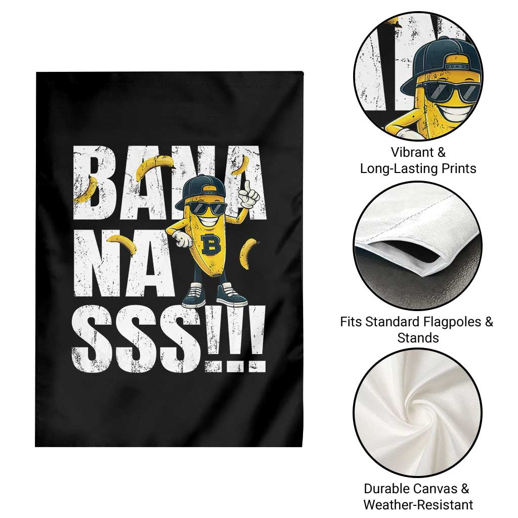 Banana Lovers Garden Flag Funny Bananas Vintage Style