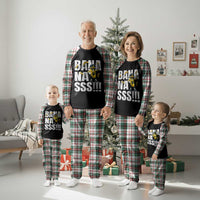 Banana Lovers Plaid Pajama Set Funny Bananas Vintage Style