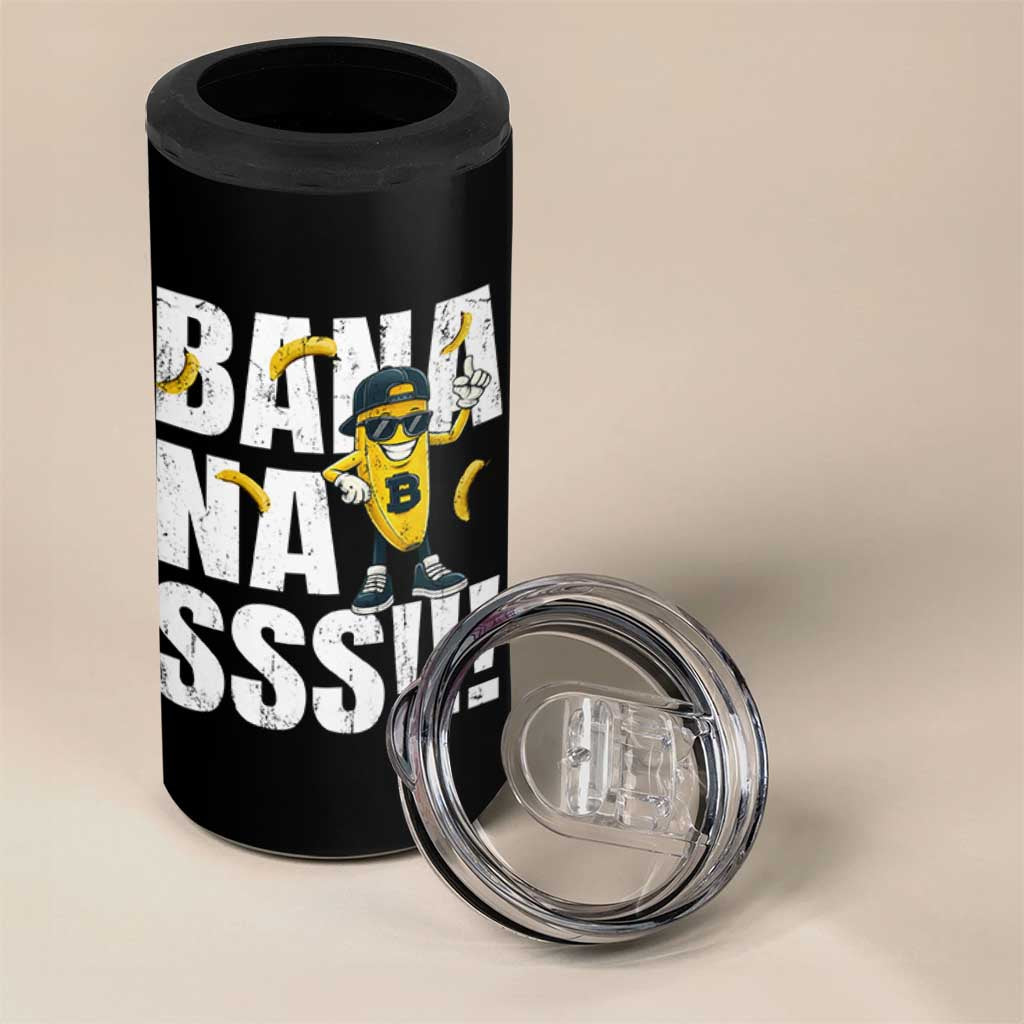 Banana Lovers 4 in 1 Can Cooler Tumbler Funny Bananas Vintage Style
