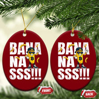 Banana Lovers Ceramic Ornament Funny Bananas Vintage Style