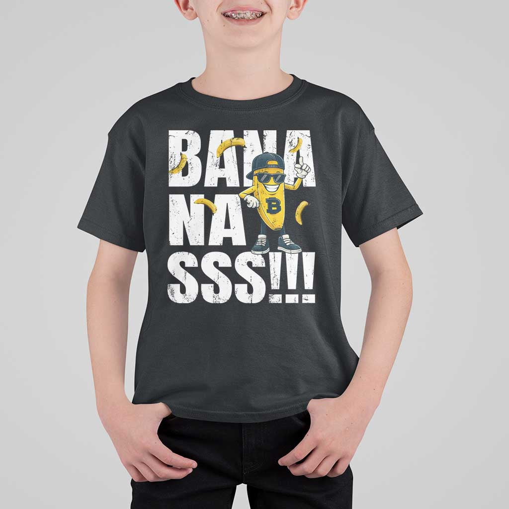 Banana Lovers T Shirt For Kid Funny Bananas Vintage Style