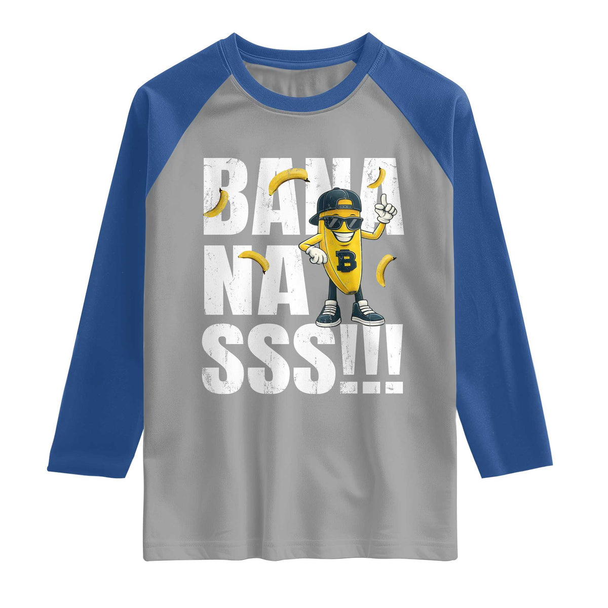 Banana Lovers Raglan Shirt Funny Bananas Vintage Style