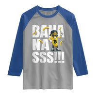 Banana Lovers Raglan Shirt Funny Bananas Vintage Style