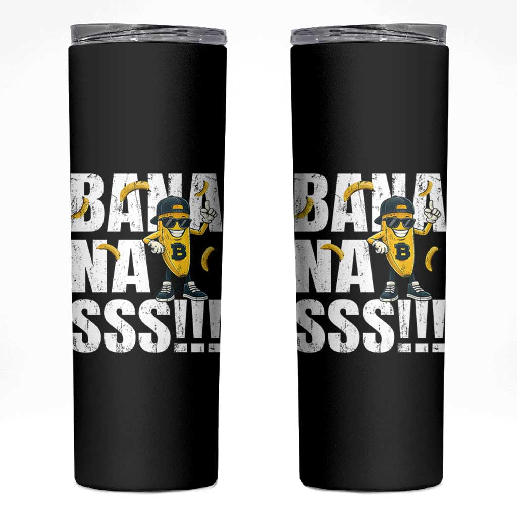 Banana Lovers Skinny Tumbler Funny Bananas Vintage Style