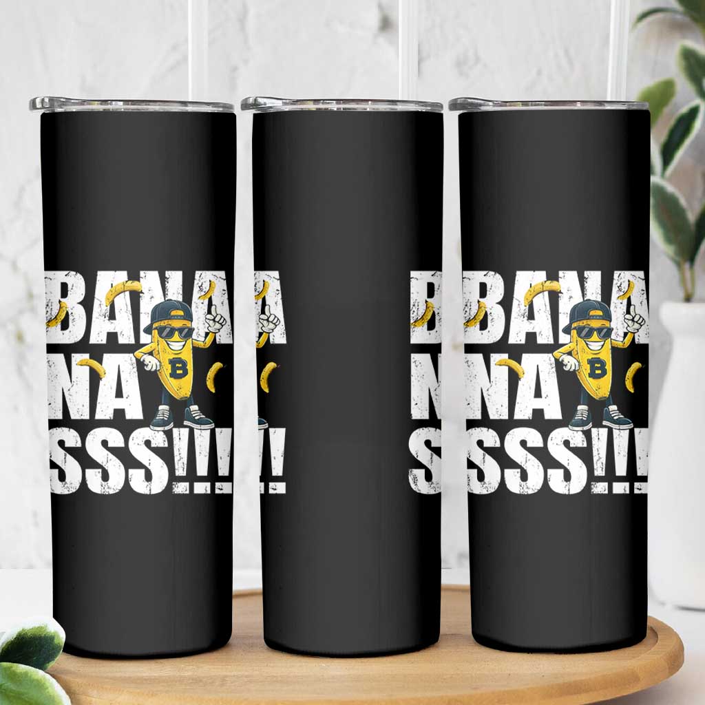 Banana Lovers Skinny Tumbler Funny Bananas Vintage Style