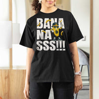 Banana Lovers T Shirt For Women Funny Bananas Vintage Style