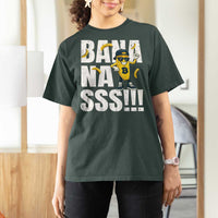 Banana Lovers T Shirt For Women Funny Bananas Vintage Style