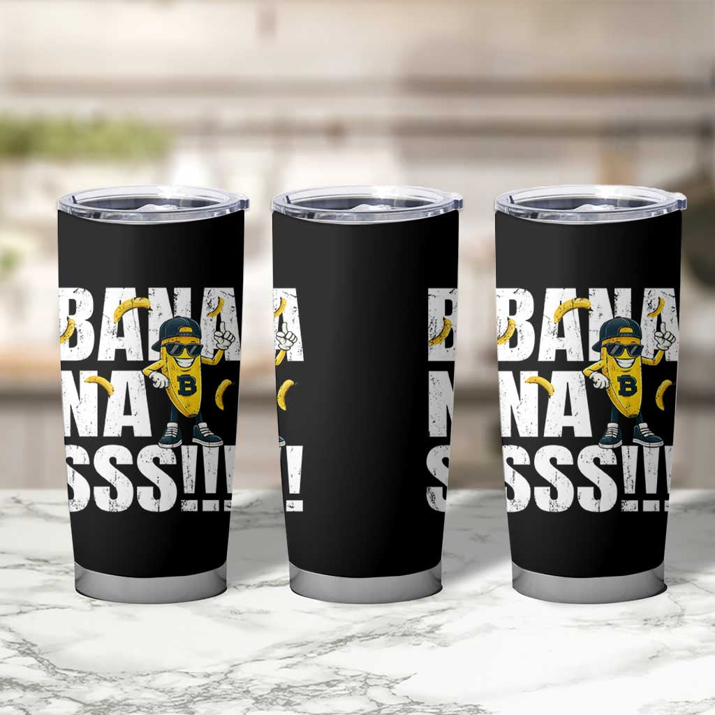 Banana Lovers Tumbler Cup Funny Bananas Vintage Style