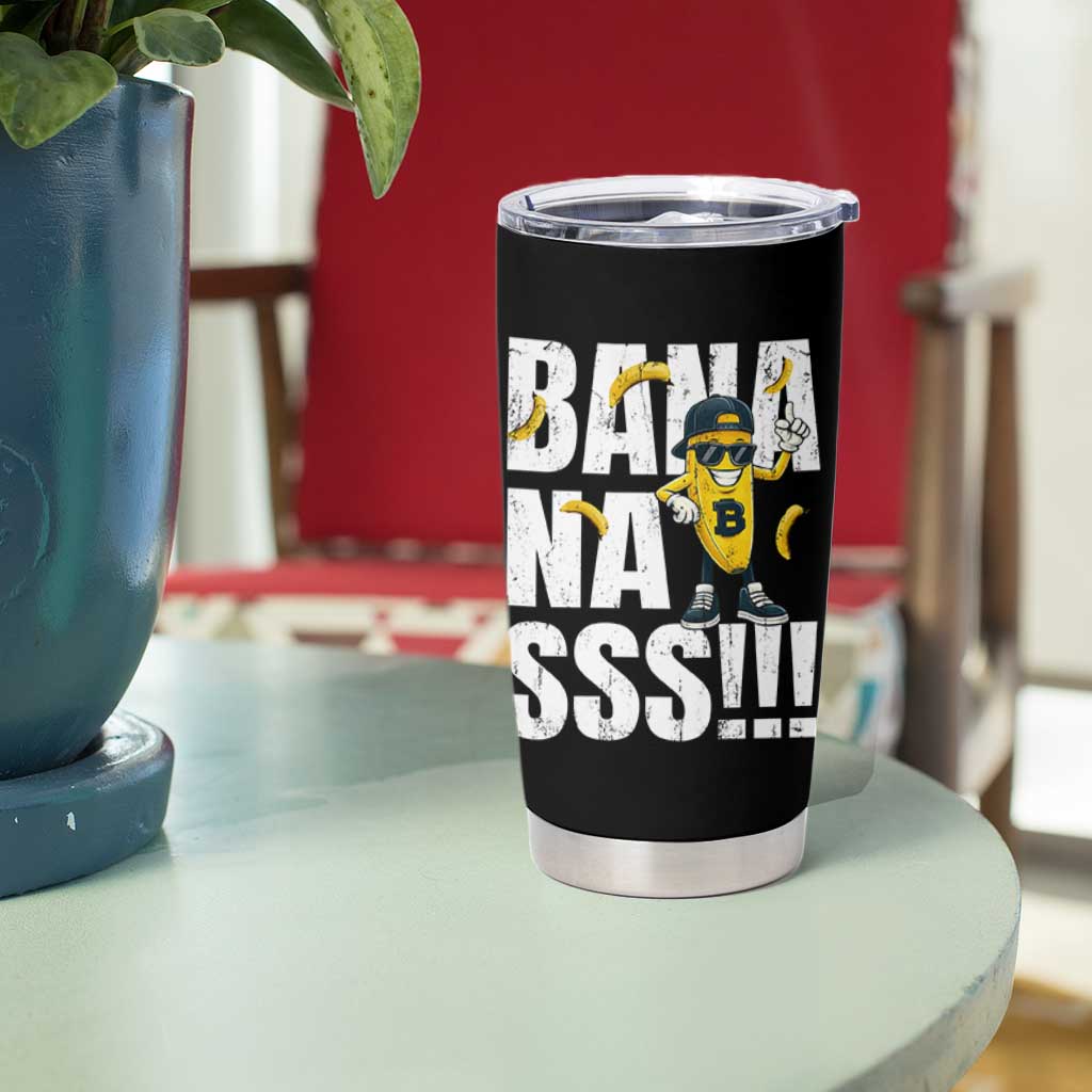 Banana Lovers Tumbler Cup Funny Bananas Vintage Style