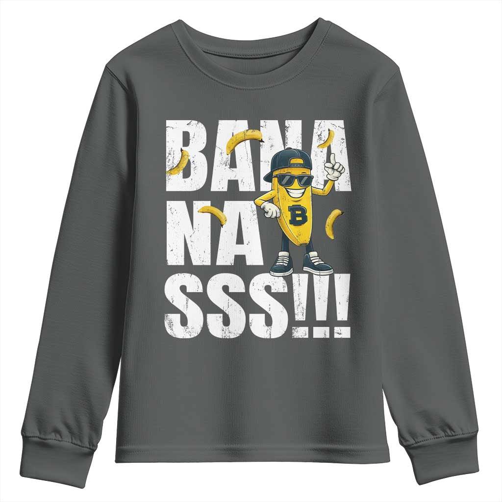 Banana Lovers Youth Sweatshirt Funny Bananas Vintage Style