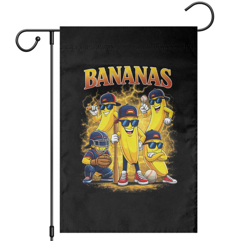 Funny Bananas Garden Flag Lets Go Banana Cute Banana Lovers Bootleg