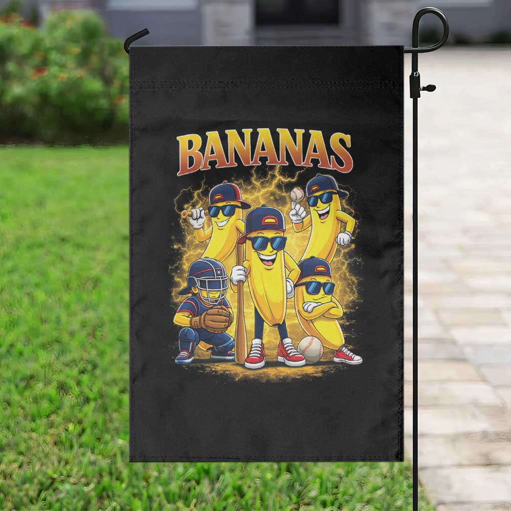 Funny Bananas Garden Flag Lets Go Banana Cute Banana Lovers Bootleg