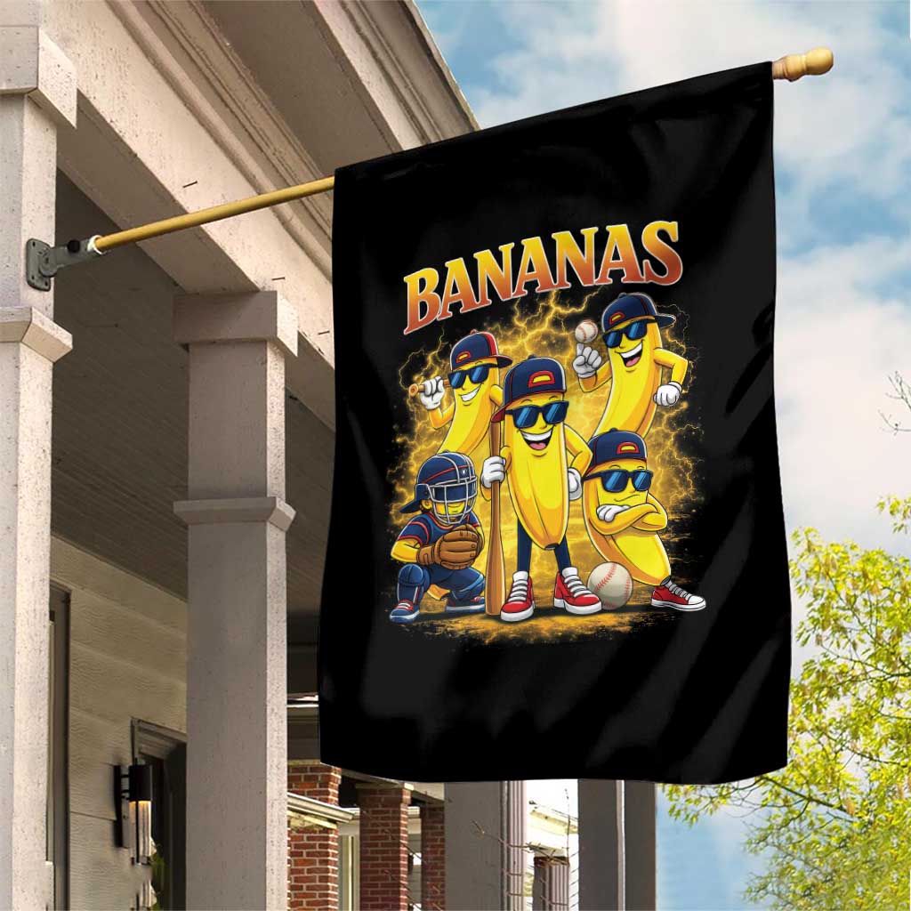 Funny Bananas Garden Flag Lets Go Banana Cute Banana Lovers Bootleg
