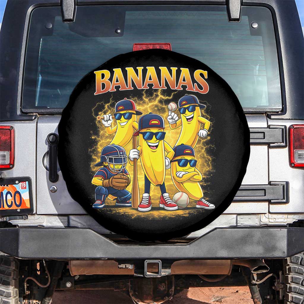 Funny Bananas Spare Tire Cover Lets Go Banana Cute Banana Lovers Bootleg