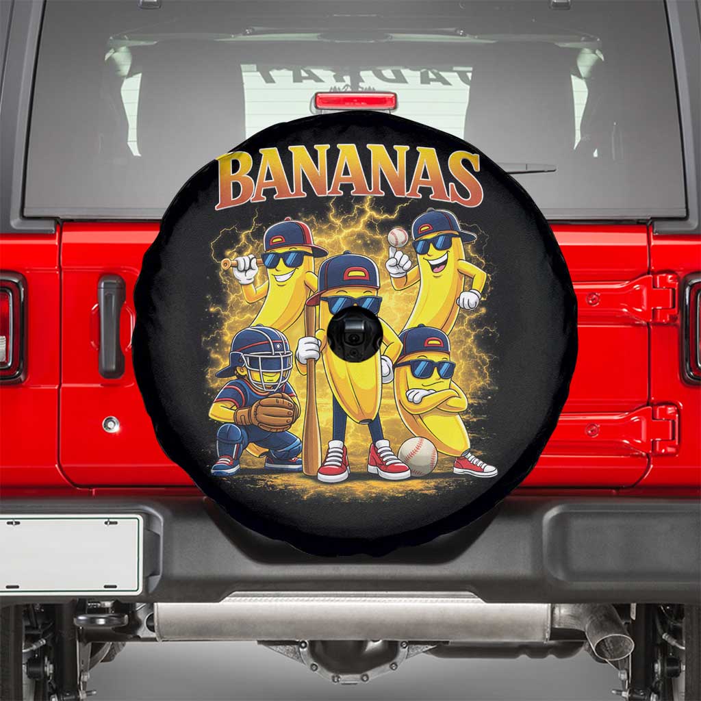 Funny Bananas Spare Tire Cover Lets Go Banana Cute Banana Lovers Bootleg