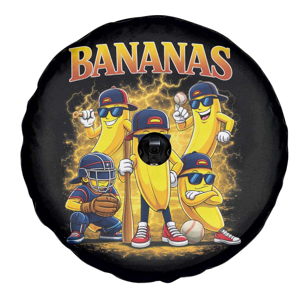 Funny Bananas Spare Tire Cover Lets Go Banana Cute Banana Lovers Bootleg