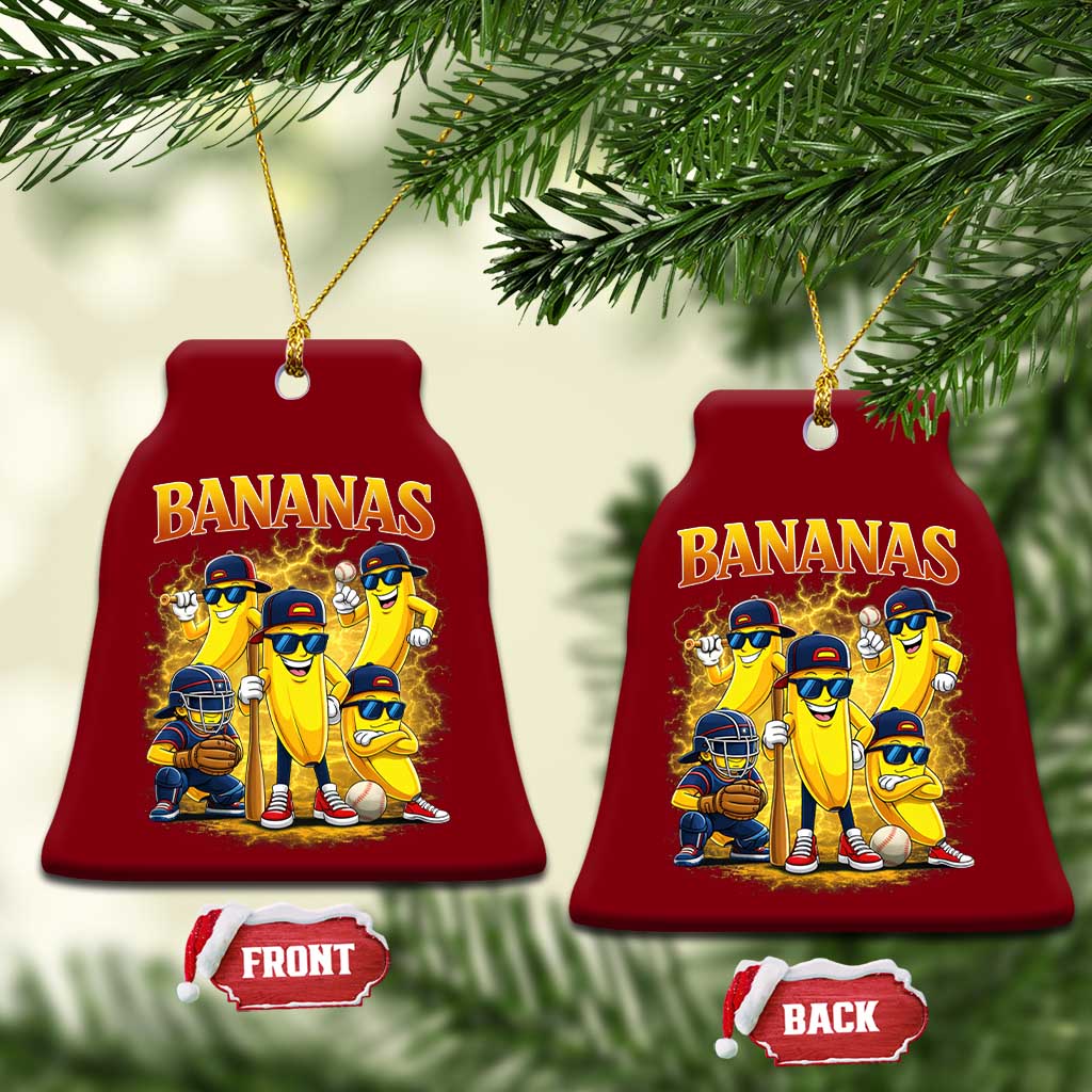 Funny Bananas Ceramic Ornament Lets Go Banana Cute Banana Lovers Bootleg