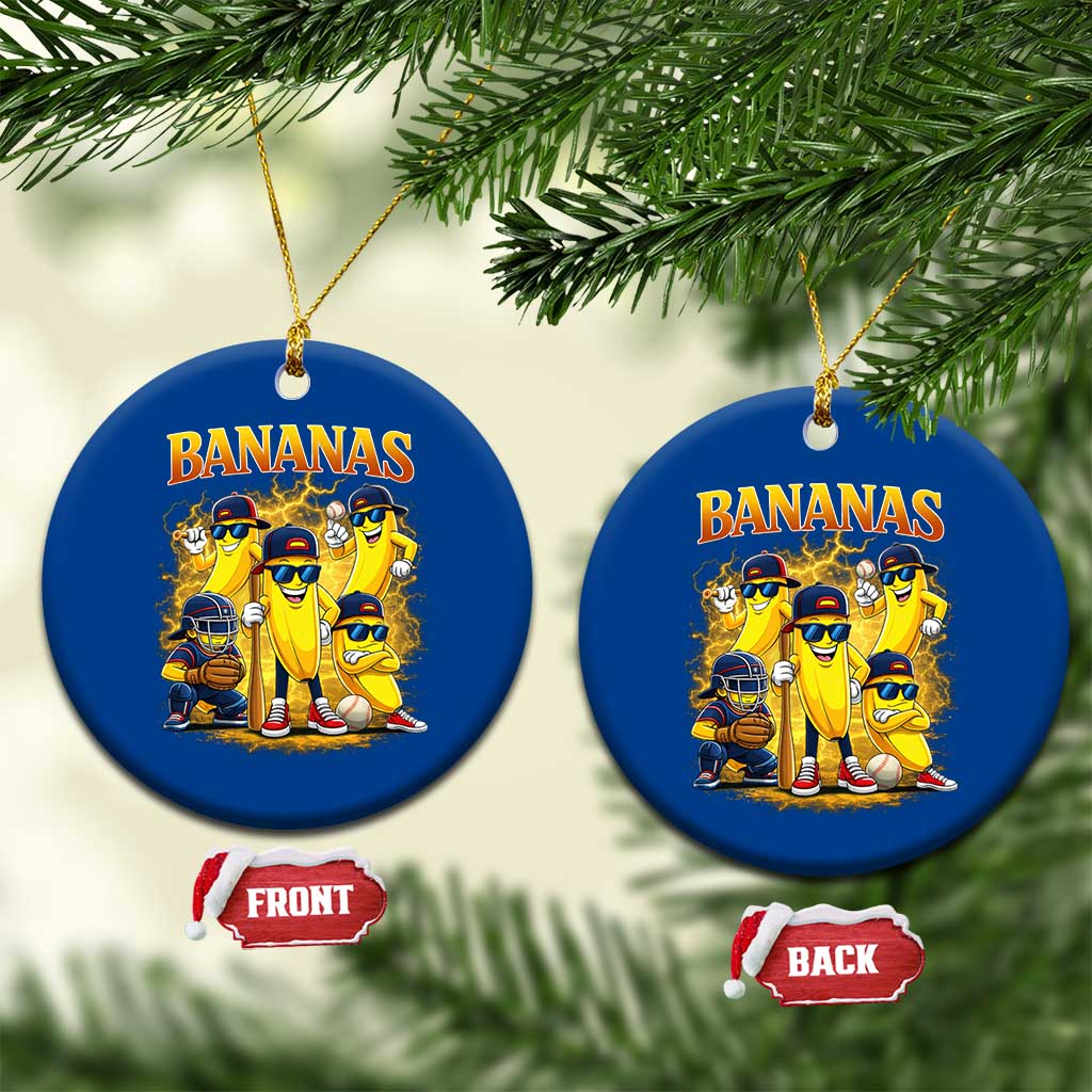 Funny Bananas Ceramic Ornament Lets Go Banana Cute Banana Lovers Bootleg