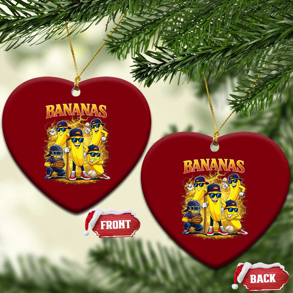 Funny Bananas Ceramic Ornament Lets Go Banana Cute Banana Lovers Bootleg