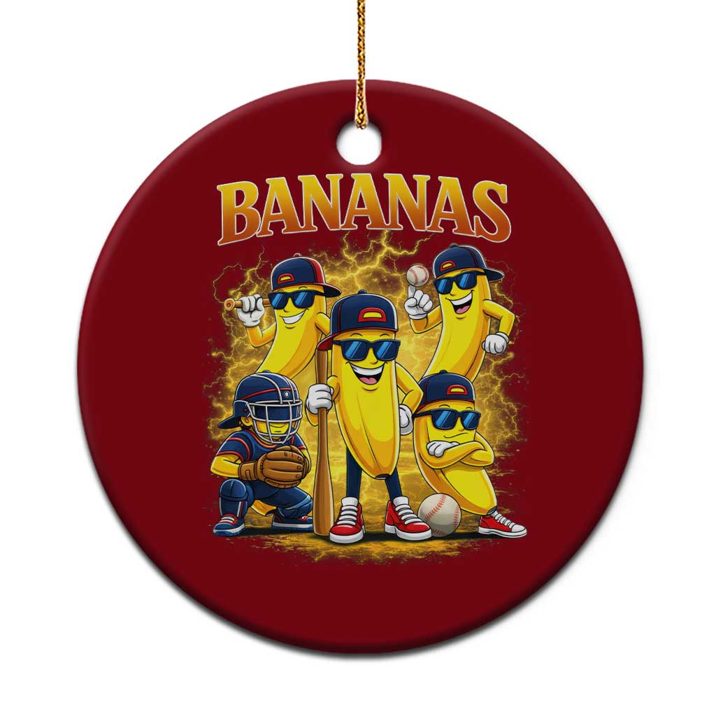 Funny Bananas Ceramic Ornament Lets Go Banana Cute Banana Lovers Bootleg