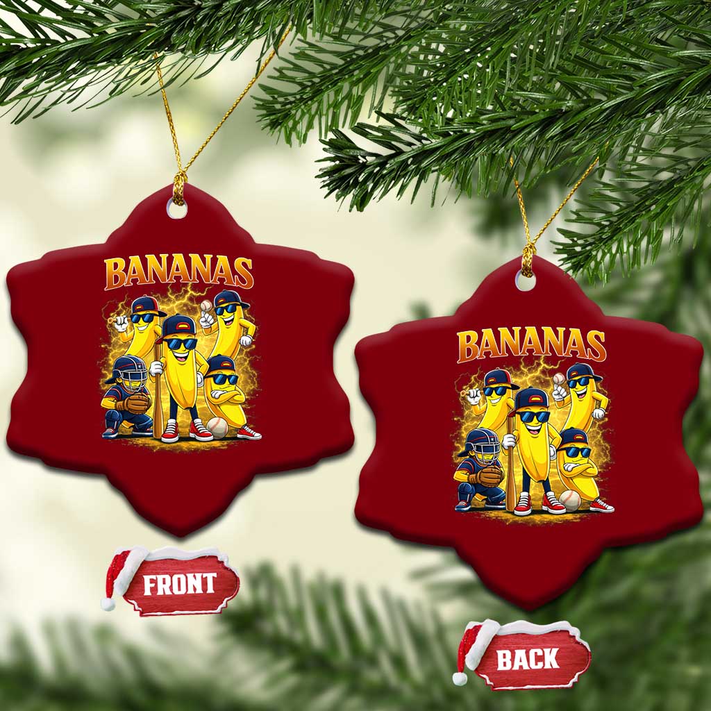 Funny Bananas Ceramic Ornament Lets Go Banana Cute Banana Lovers Bootleg
