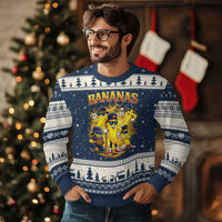 Funny Bananas Ugly Christmas Sweater Lets Go Banana Cute Banana Lovers Bootleg