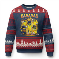 Funny Bananas Ugly Christmas Sweater Lets Go Banana Cute Banana Lovers Bootleg