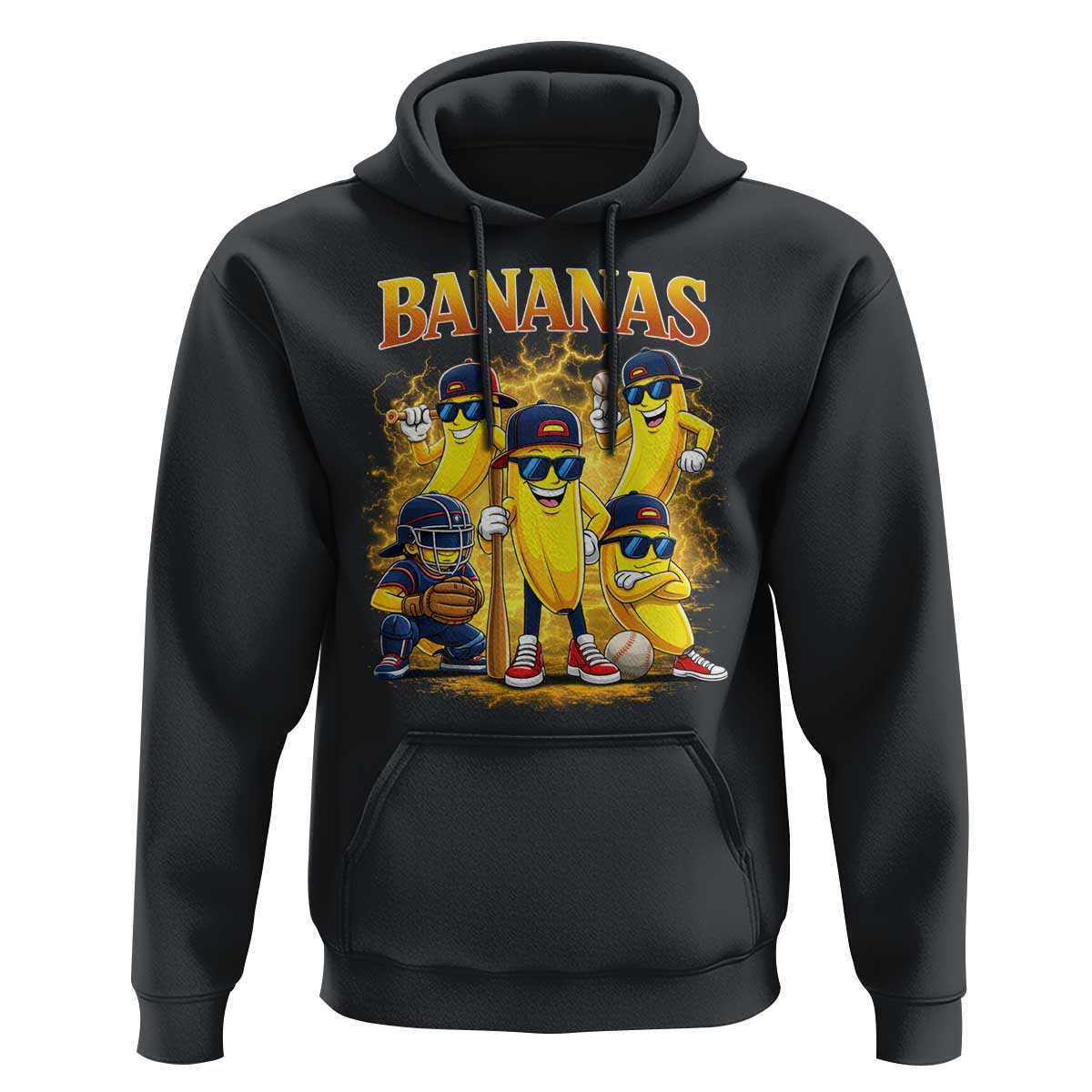 Funny Bananas Hoodie Lets Go Banana Cute Banana Lovers Bootleg