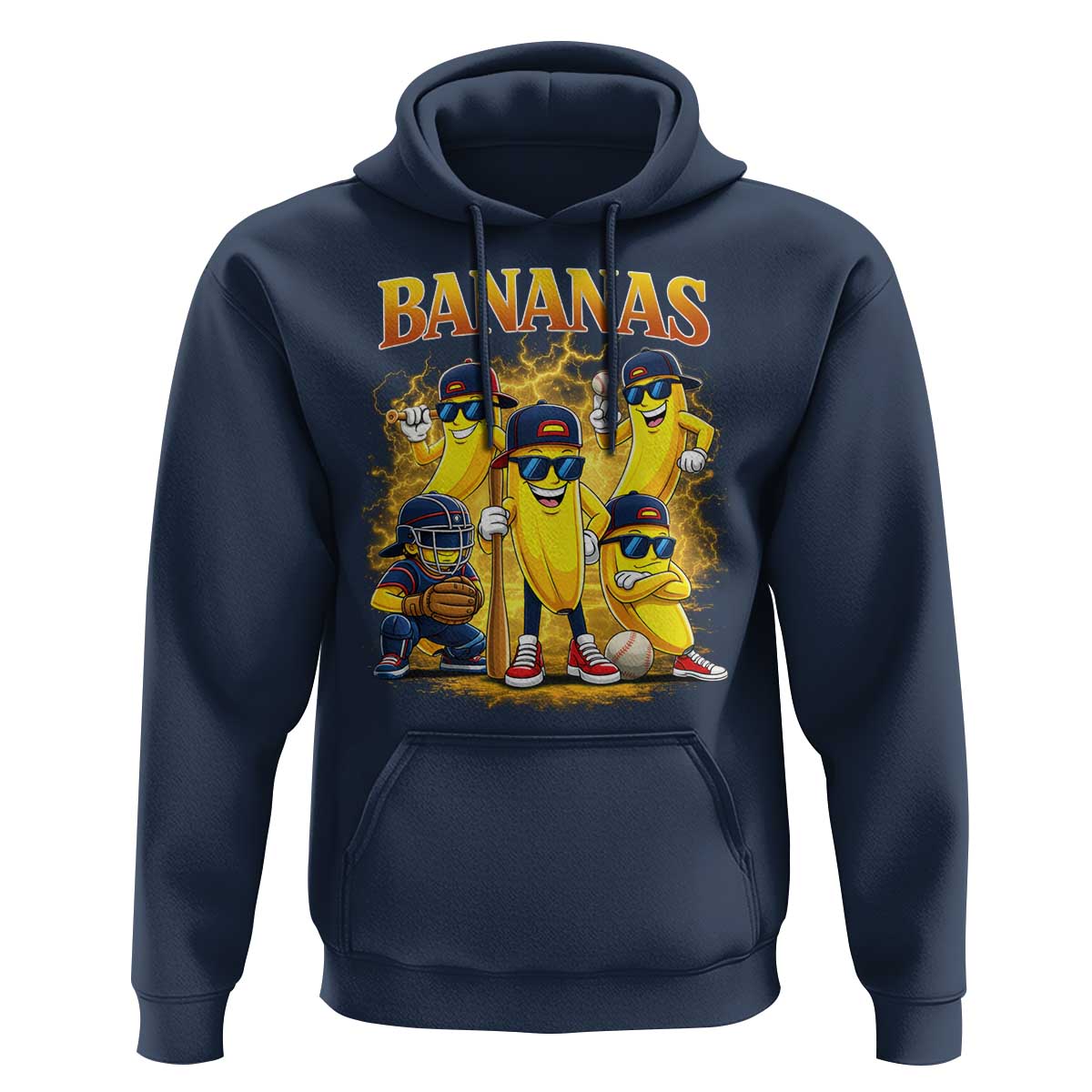 Funny Bananas Hoodie Lets Go Banana Cute Banana Lovers Bootleg