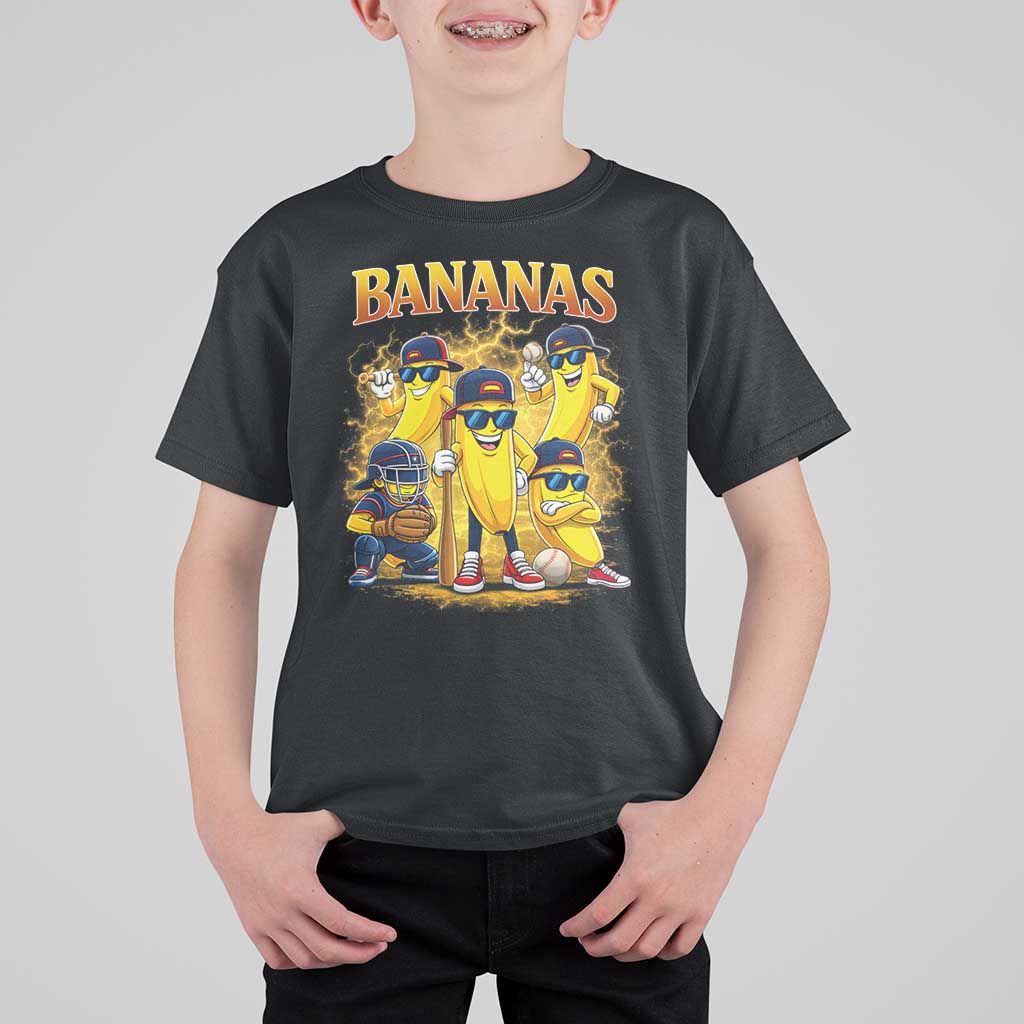 Funny Bananas T Shirt For Kid Lets Go Banana Cute Banana Lovers Bootleg