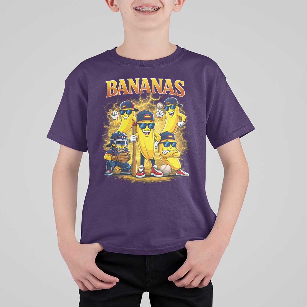 Funny Bananas T Shirt For Kid Lets Go Banana Cute Banana Lovers Bootleg