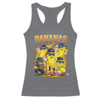 Funny Bananas Racerback Tank Top Lets Go Banana Cute Banana Lovers Bootleg