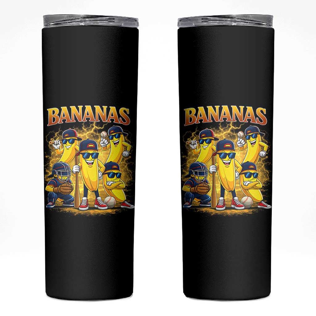 Funny Bananas Skinny Tumbler Lets Go Banana Cute Banana Lovers Bootleg