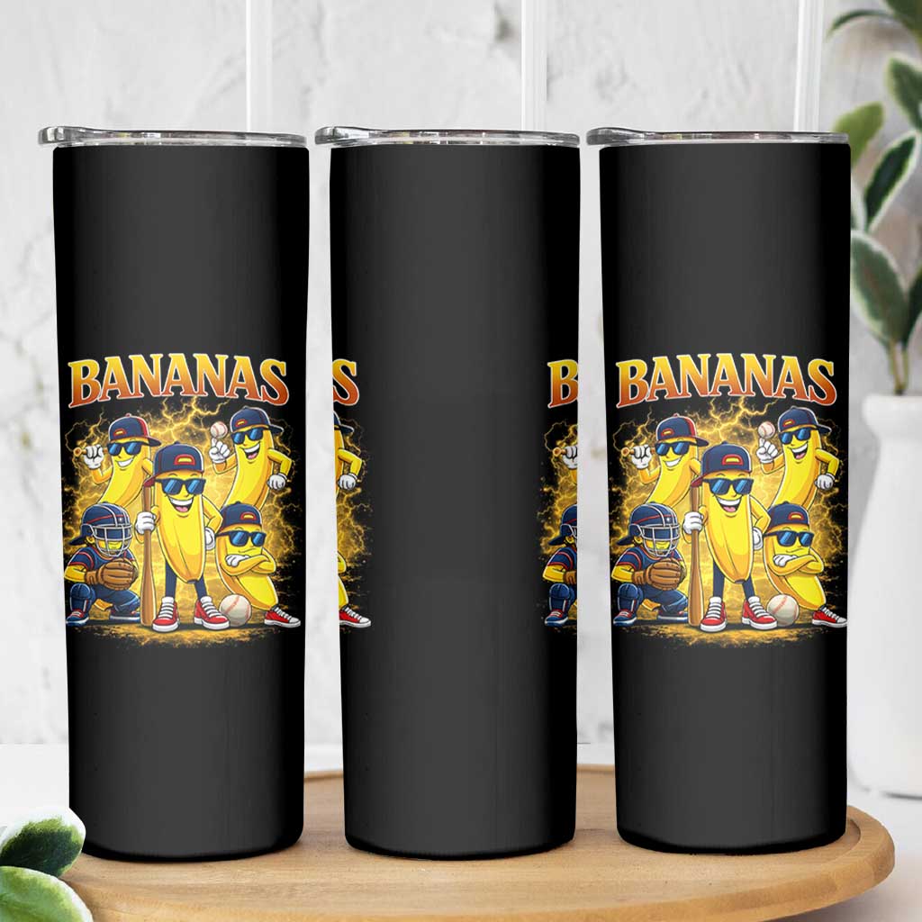 Funny Bananas Skinny Tumbler Lets Go Banana Cute Banana Lovers Bootleg