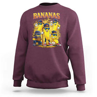 Funny Bananas Sweatshirt Lets Go Banana Cute Banana Lovers Bootleg