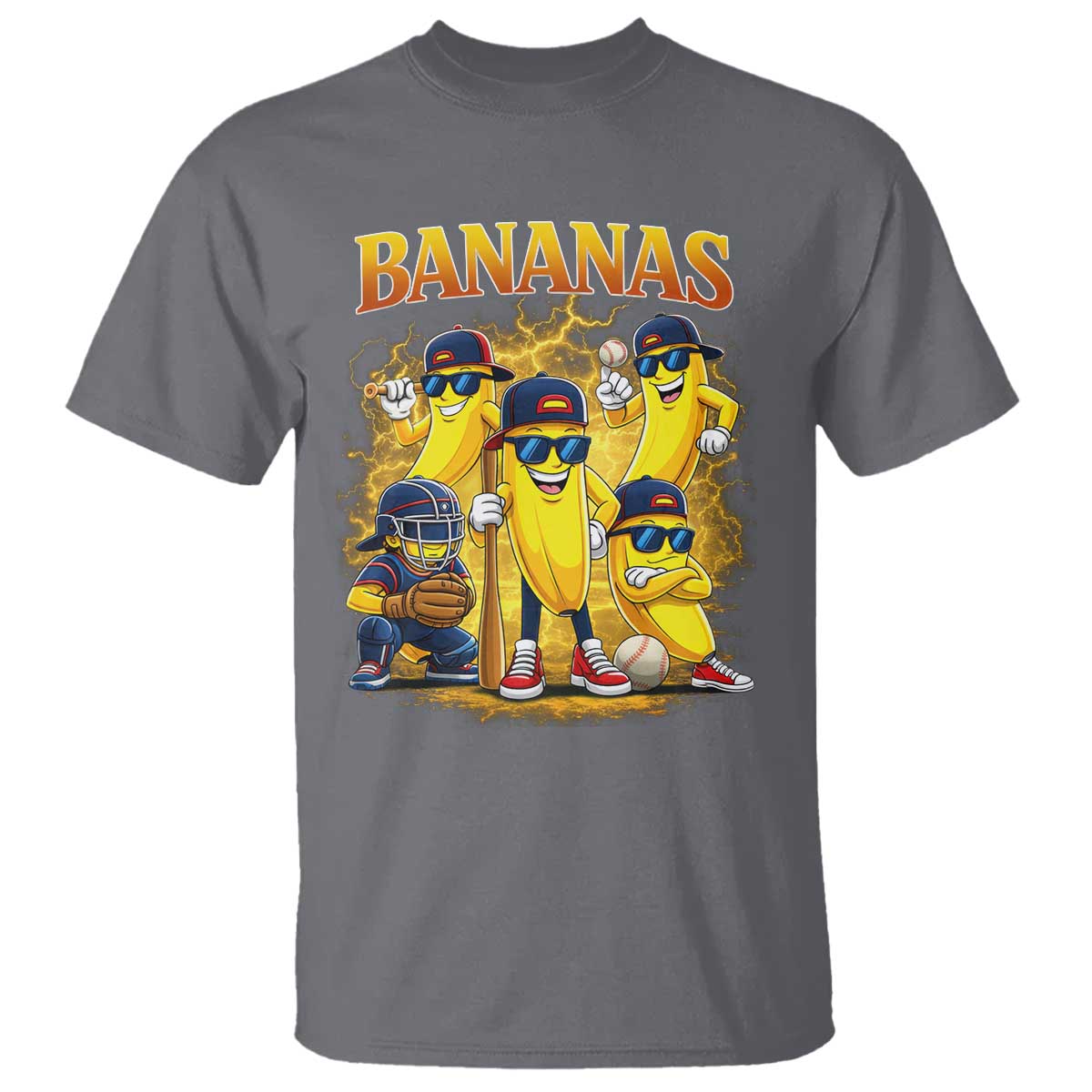 Funny Bananas T Shirt Lets Go Banana Cute Banana Lovers Bootleg