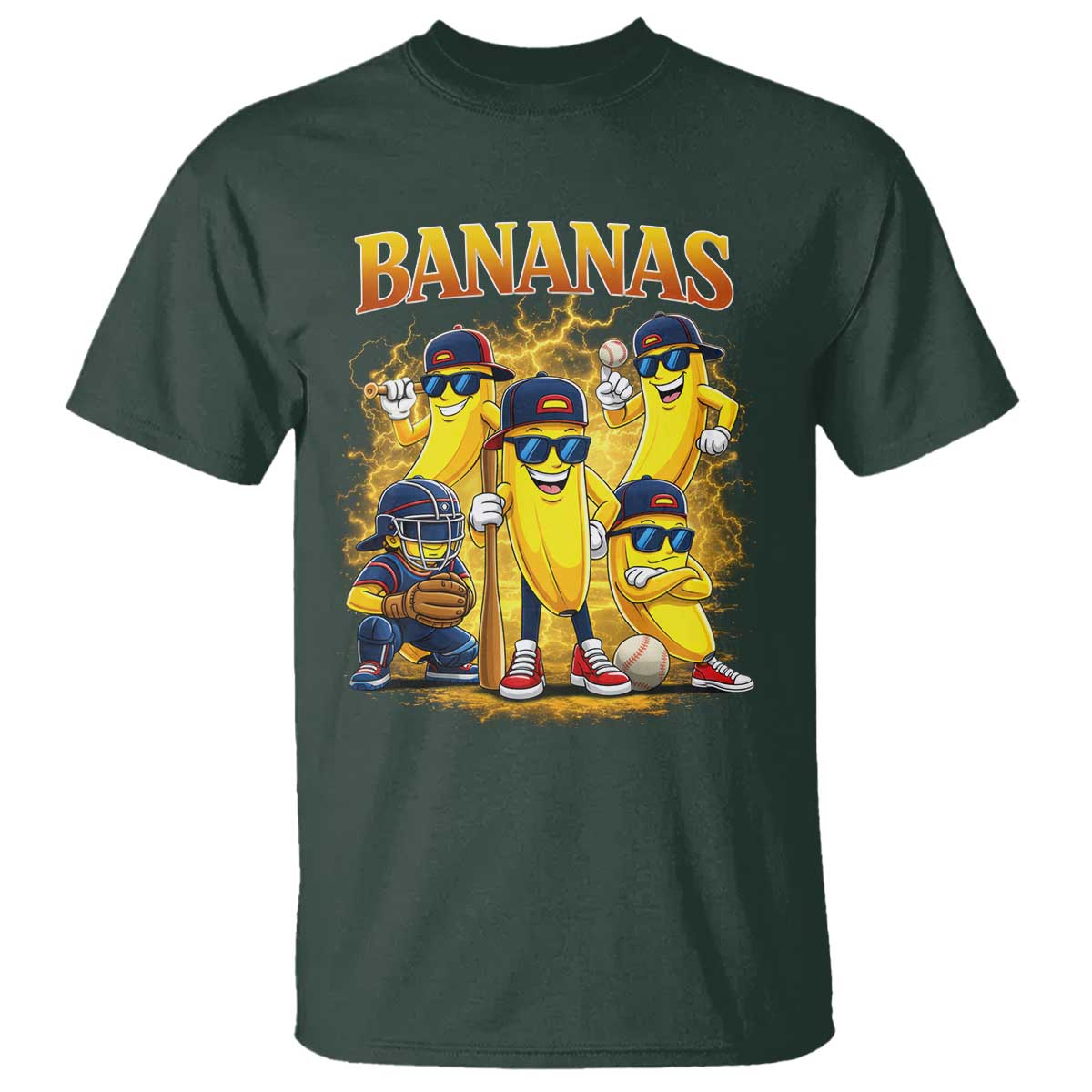 Funny Bananas T Shirt Lets Go Banana Cute Banana Lovers Bootleg