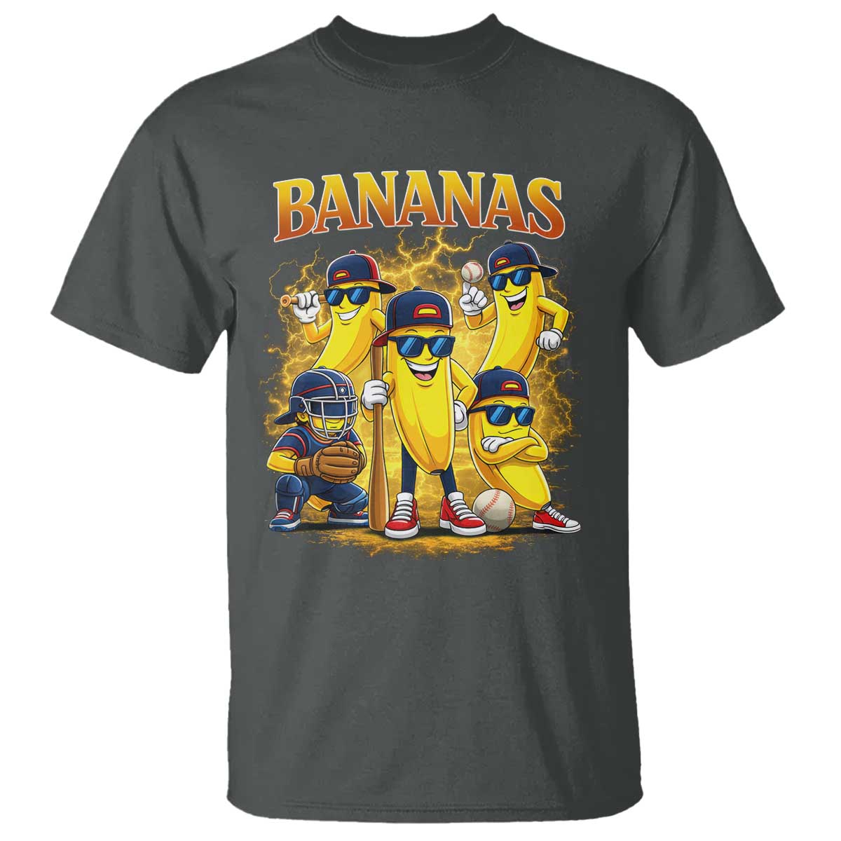 Funny Bananas T Shirt Lets Go Banana Cute Banana Lovers Bootleg