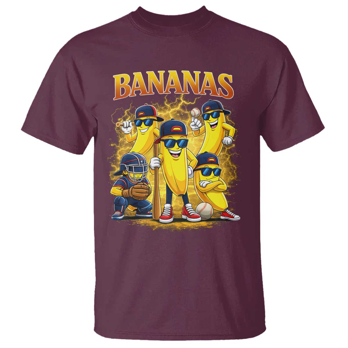 Funny Bananas T Shirt Lets Go Banana Cute Banana Lovers Bootleg