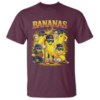 Funny Bananas T Shirt Lets Go Banana Cute Banana Lovers Bootleg