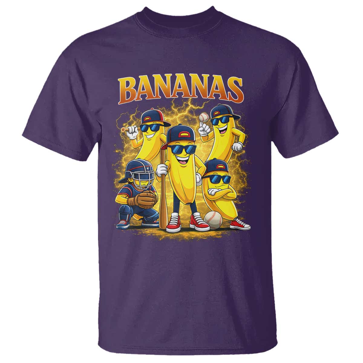 Funny Bananas T Shirt Lets Go Banana Cute Banana Lovers Bootleg