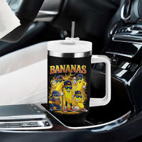 Funny Bananas Tumbler With Handle Lets Go Banana Cute Banana Lovers Bootleg