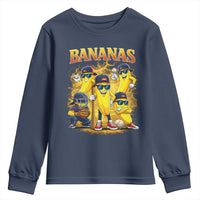 Funny Bananas Youth Sweatshirt Lets Go Banana Cute Banana Lovers Bootleg