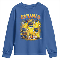 Funny Bananas Youth Sweatshirt Lets Go Banana Cute Banana Lovers Bootleg