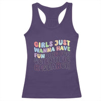 Girls Just Wanna Have Funding For Scientific Racerback Tank Top PHD Graduation